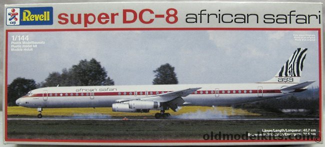 Revell 1/144 Douglas Super DC-8 61 - African Safari / ASA - (DC-8-61), 4231 plastic model kit